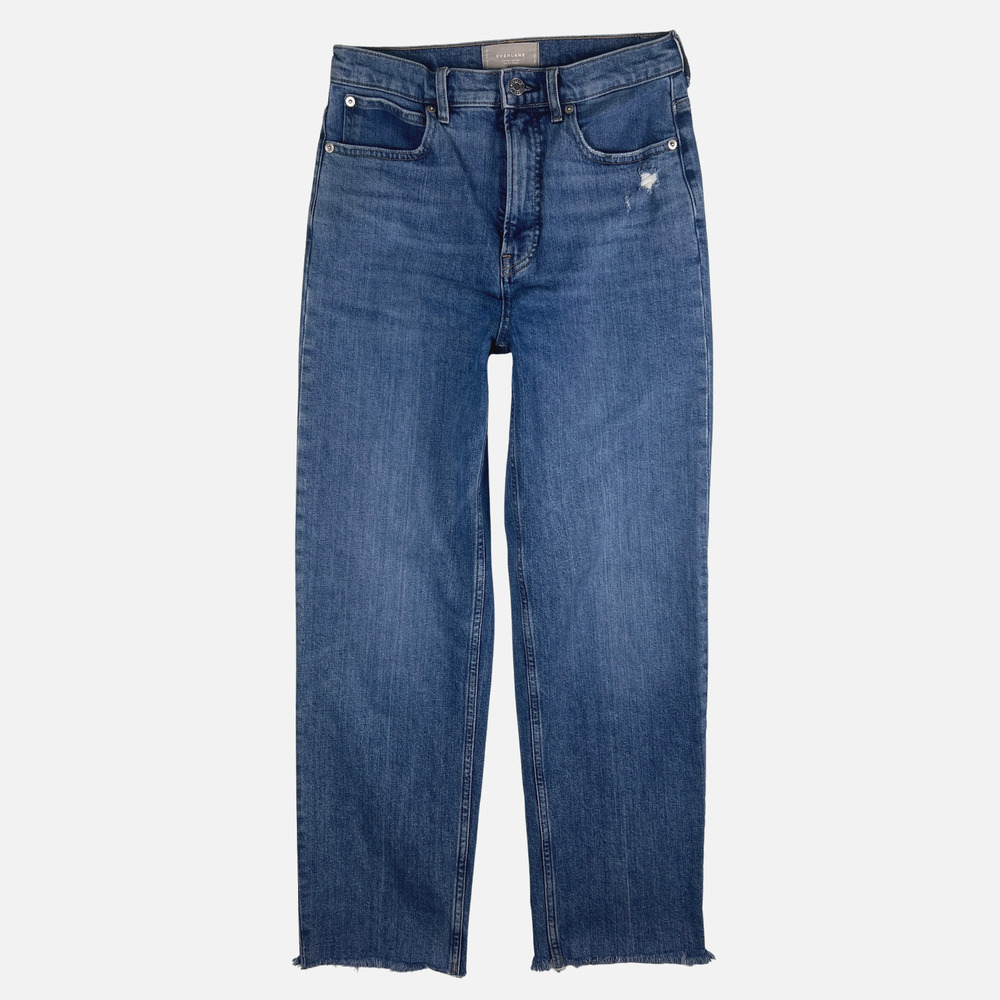 Everlane Jeans 28 The Way High Rise Straight Leg Minimalist Casual Classic Retro